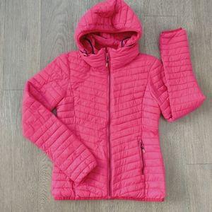 🍁 Superdry The Original Quilted Fuji Jacket in Barbie Hot Pink